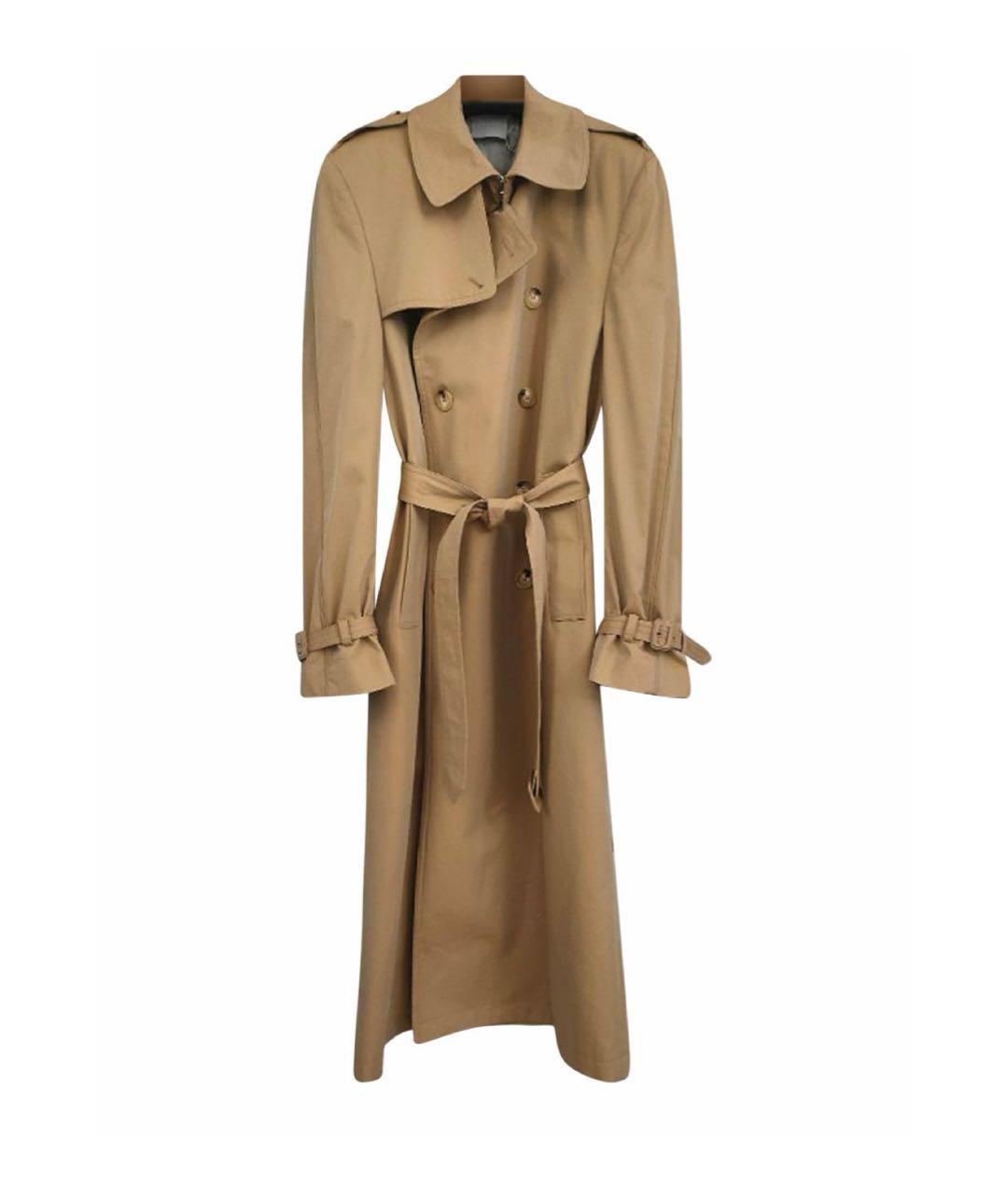 VETEMENTS Бежевый вискозный тренч/плащ, фото 8