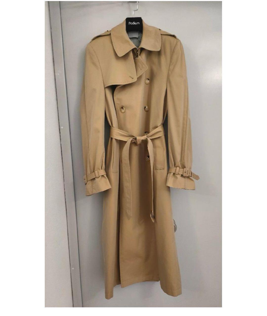 VETEMENTS Бежевый вискозный тренч/плащ, фото 7
