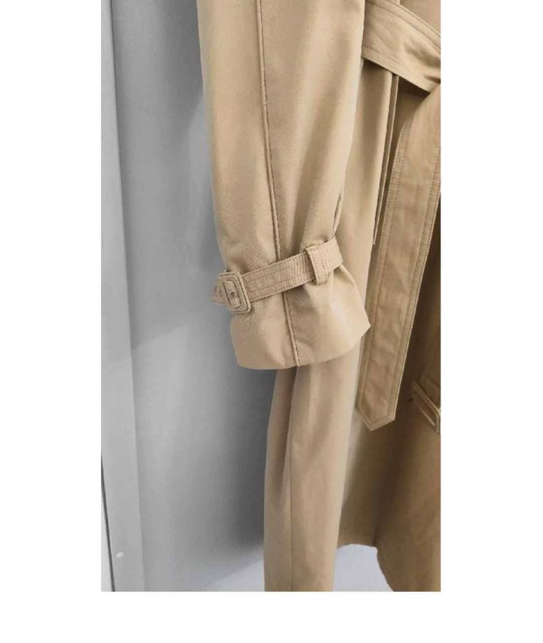 VETEMENTS Бежевый вискозный тренч/плащ, фото 5