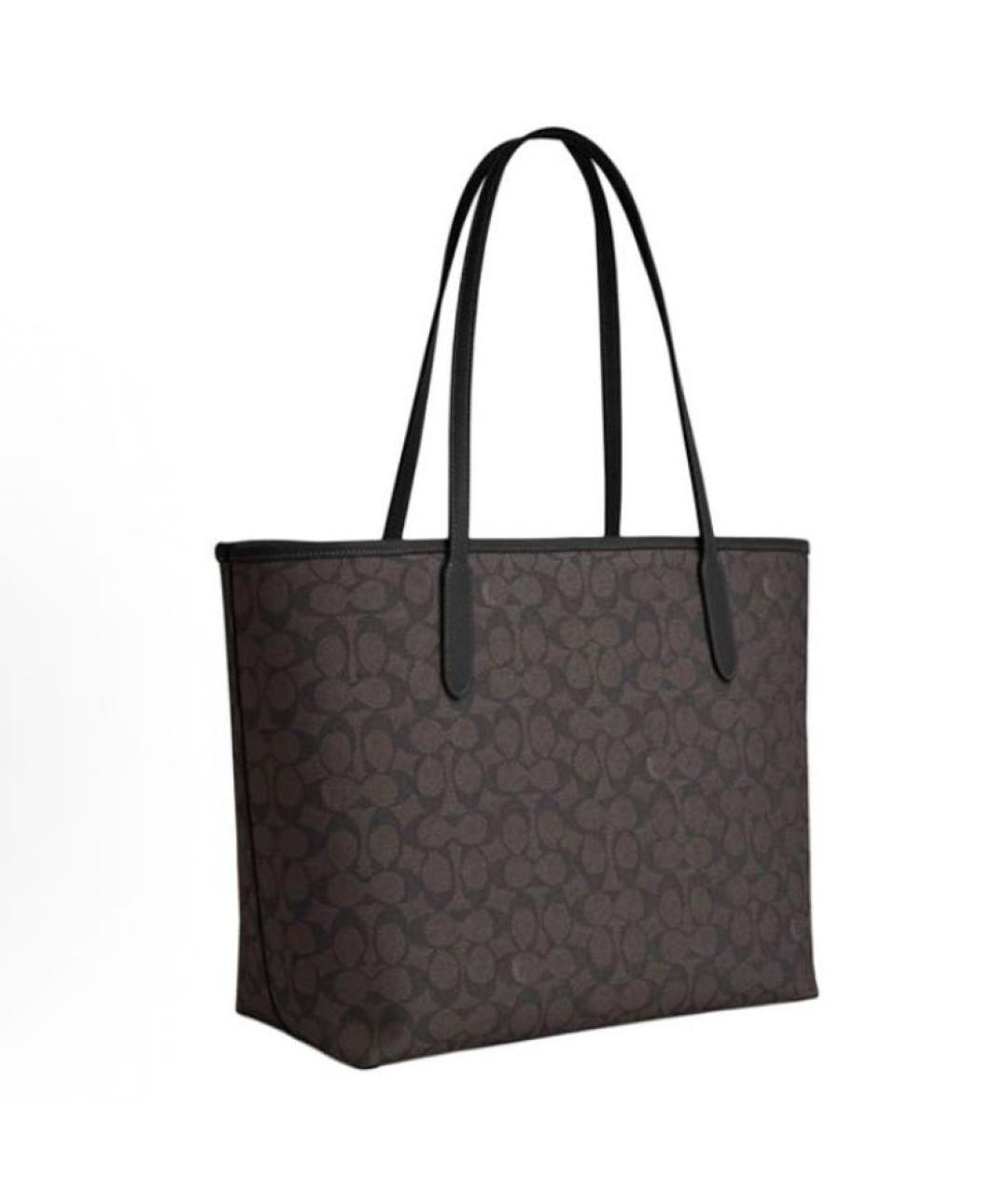 COACH Коричневая сумка тоут, фото 2