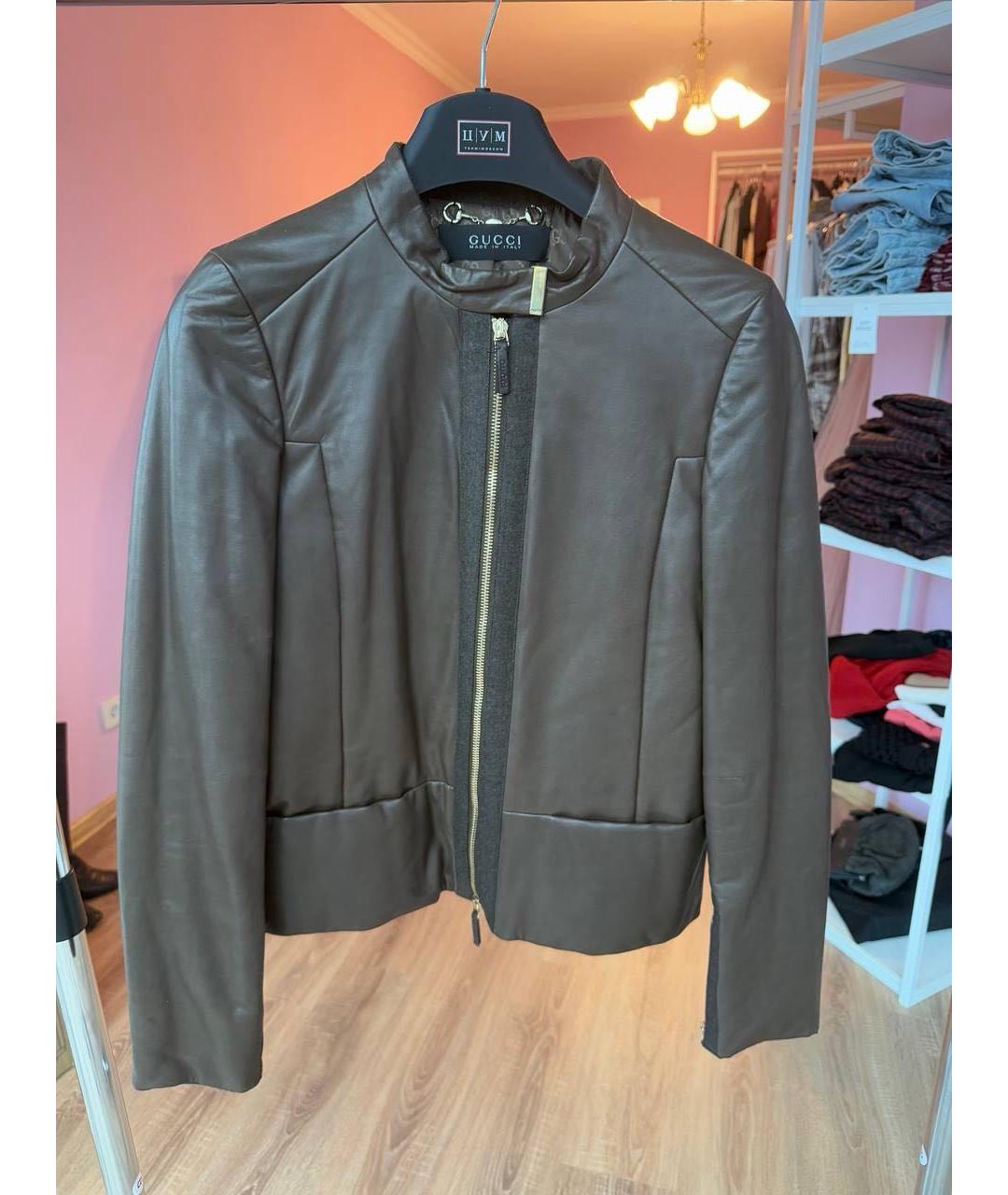 GUCCI Коричневая куртка, фото 6