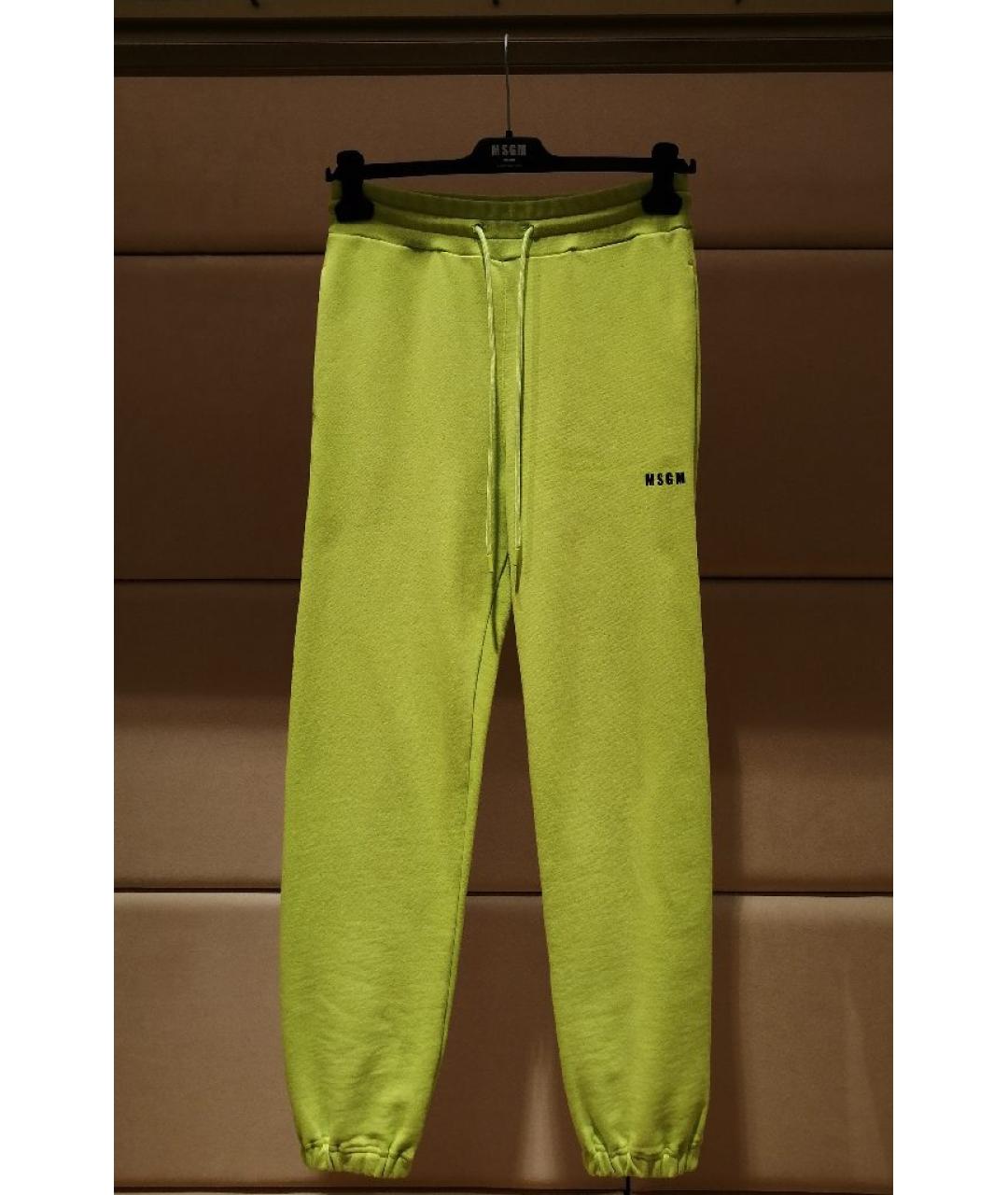 MSGM Салатовый хлопковый спортивные костюмы, фото 3