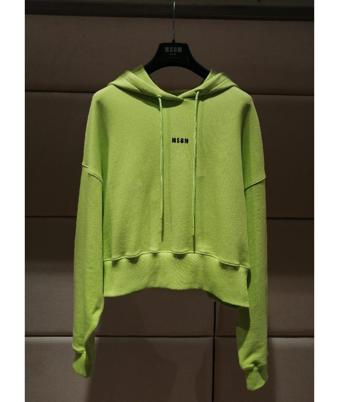 MSGM Салатовый хлопковый спортивные костюмы, фото 5