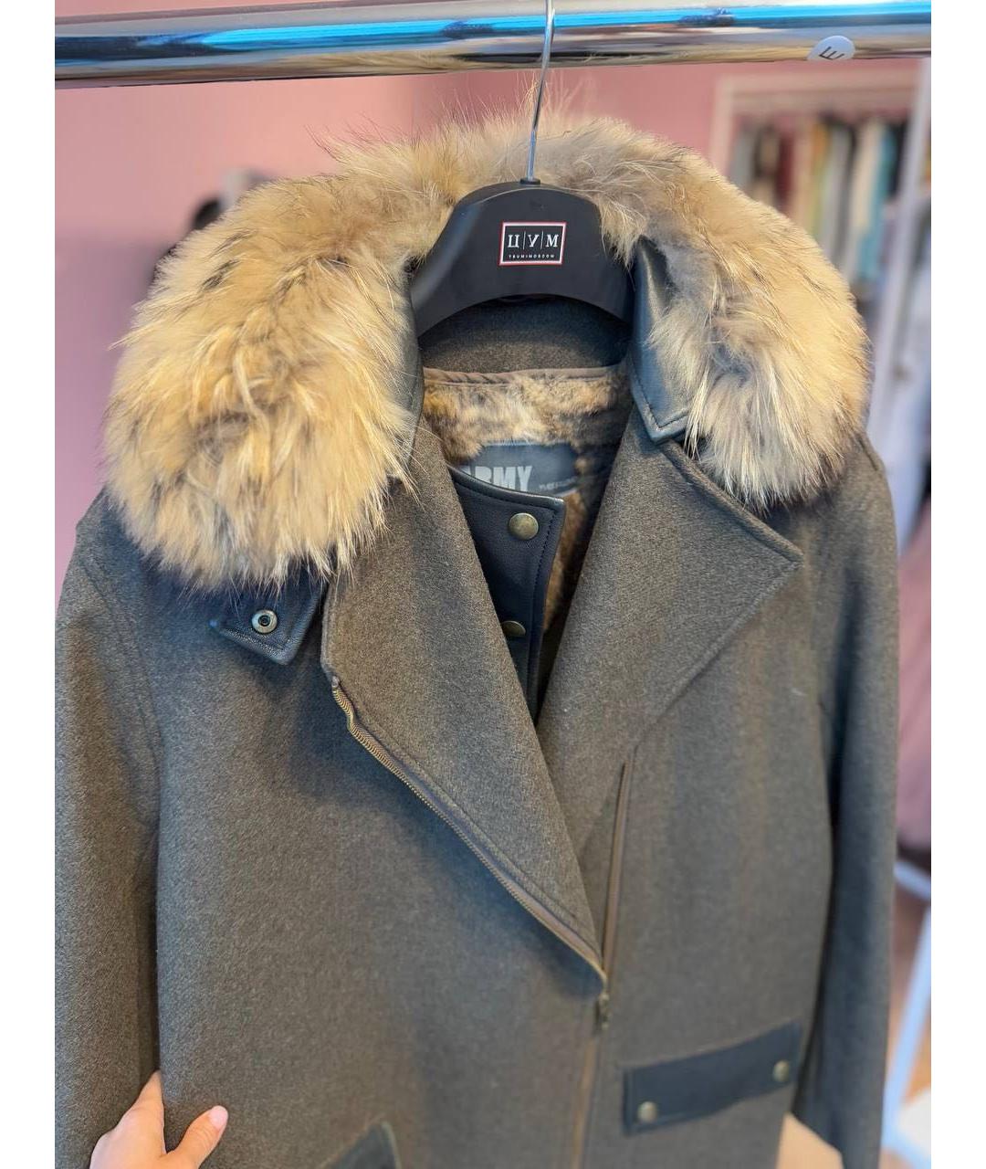 YVES SALOMON Коричневое пальто, фото 3