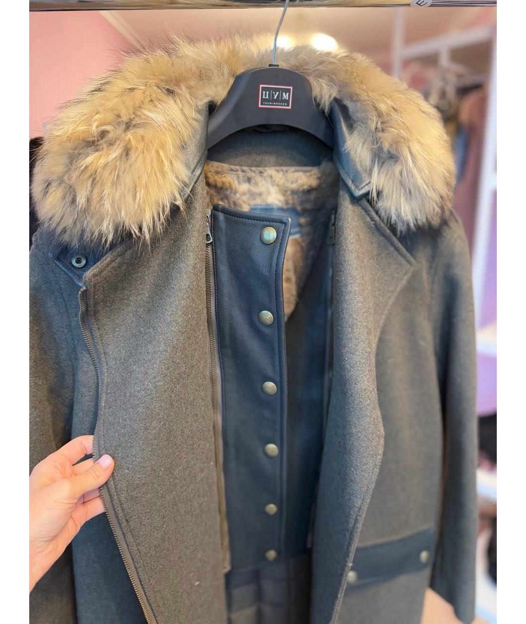 YVES SALOMON Коричневое пальто, фото 4