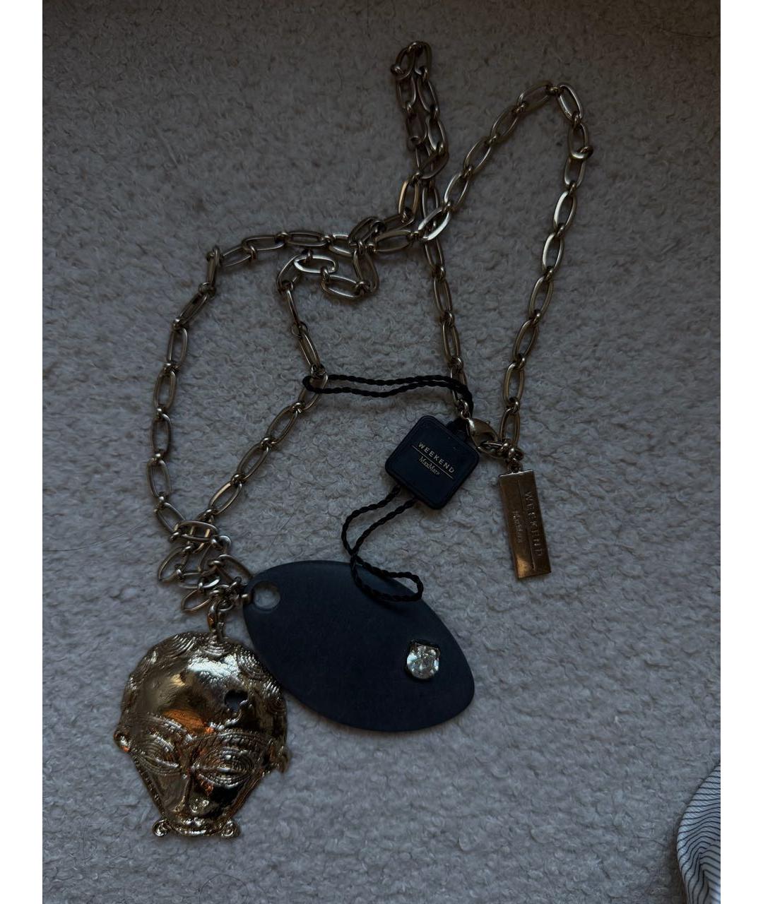 WEEKEND MAX MARA Золотой кулон, фото 2