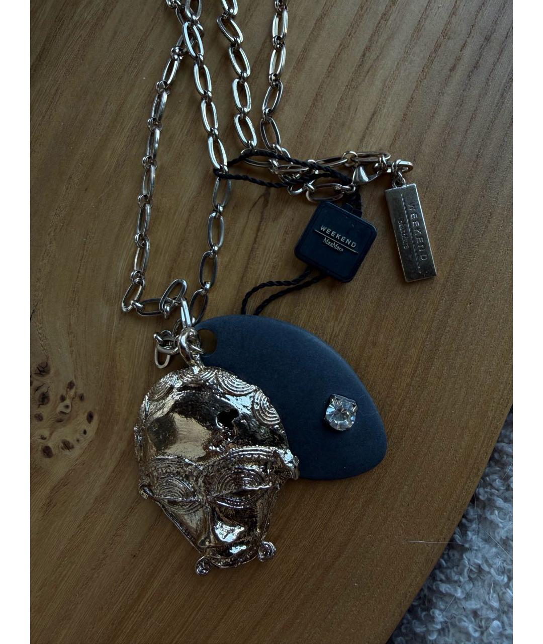 WEEKEND MAX MARA Золотой кулон, фото 3