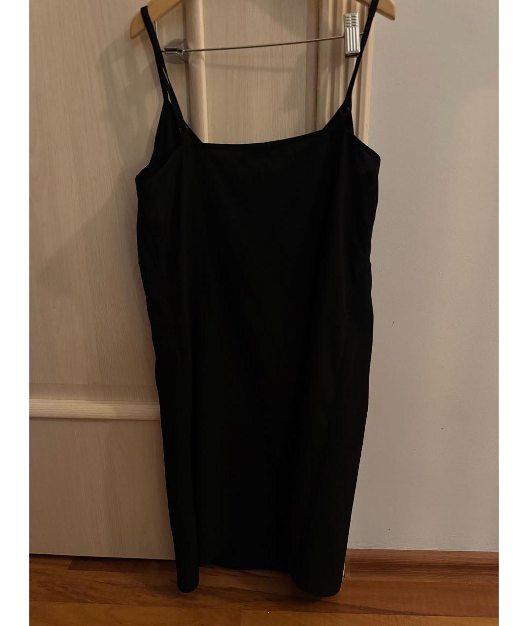 SANDRO Черное полиэстеровое повседневное платье, фото 3