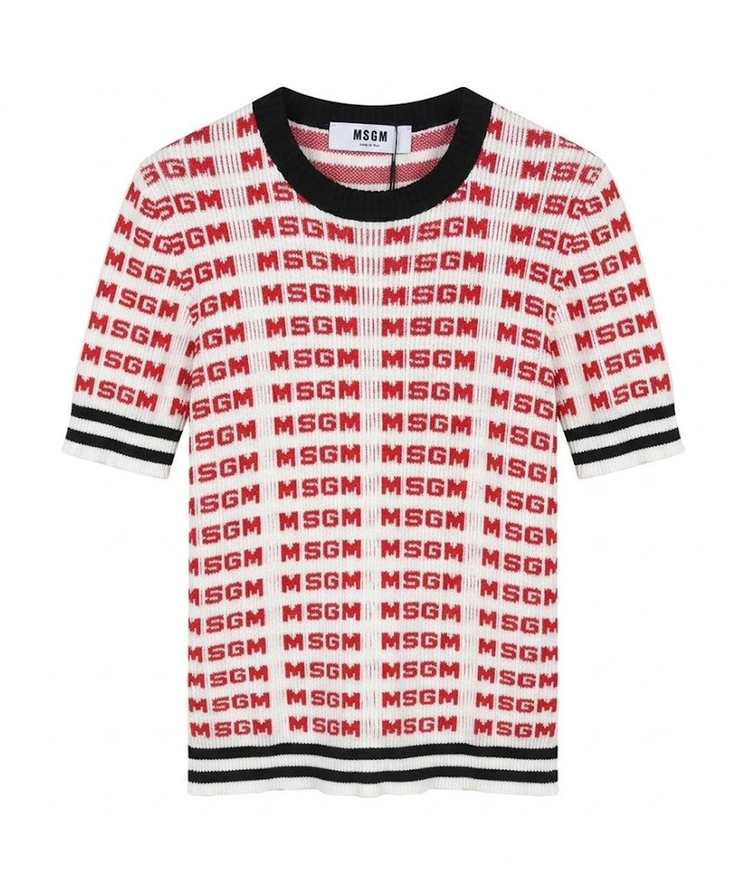 MSGM Мульти хлопковый джемпер / свитер, фото 1