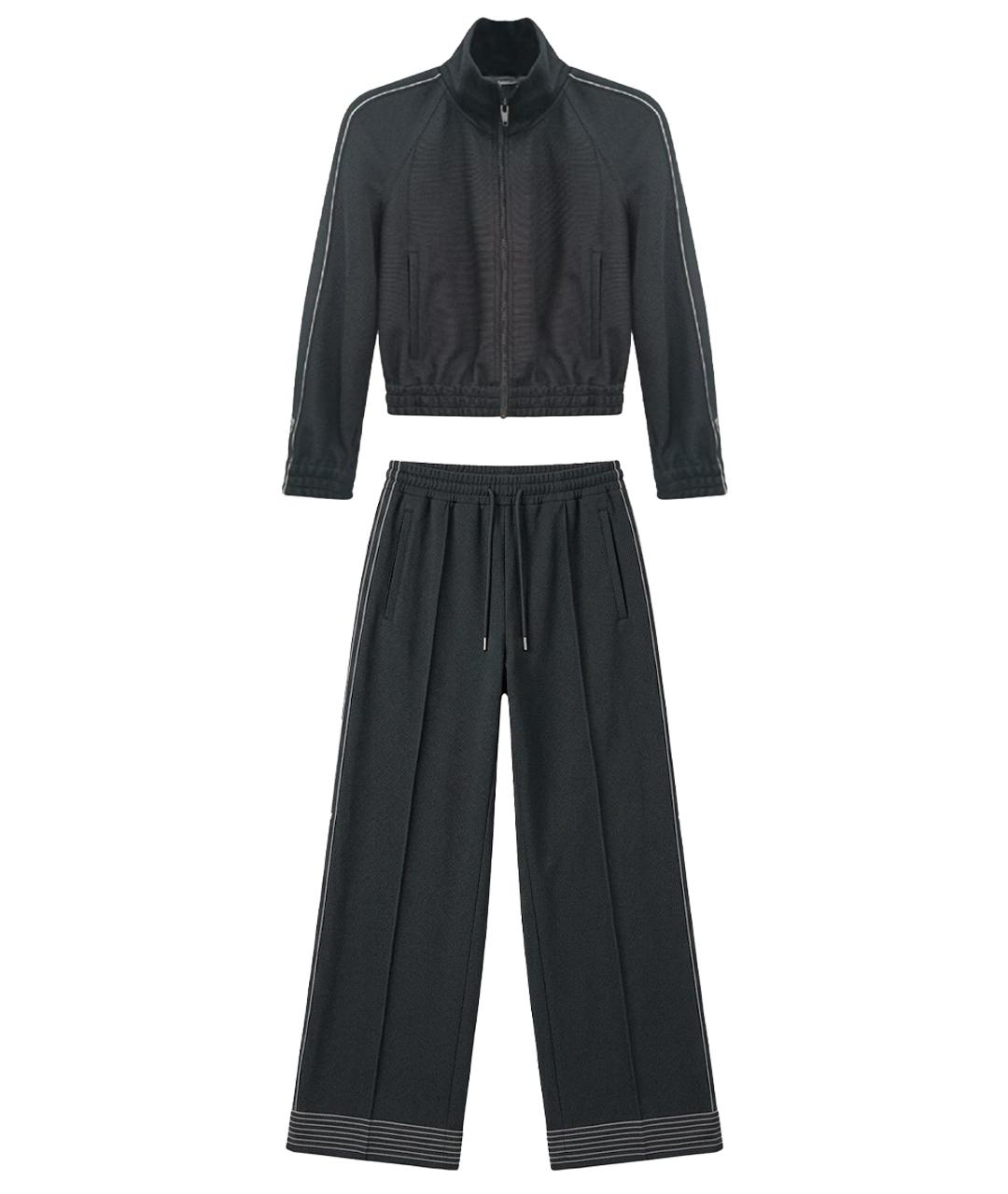 ALEXANDER WANG Черный полиэстеровый спортивные костюмы, фото 1