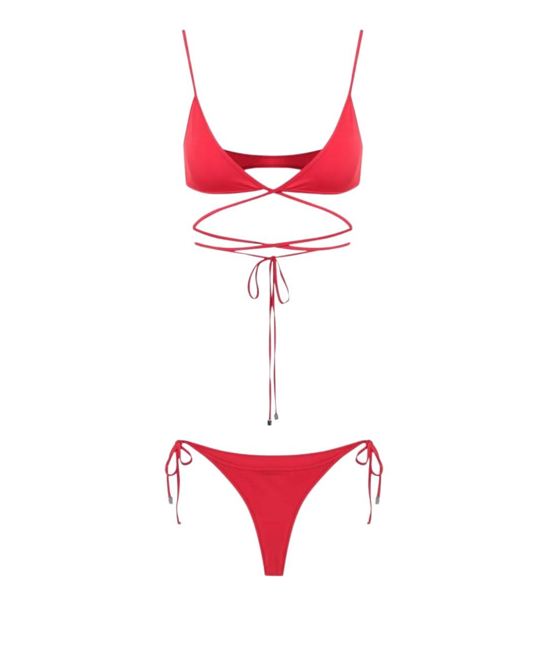 THE ATTICO Красный синтетический купальник, фото 1