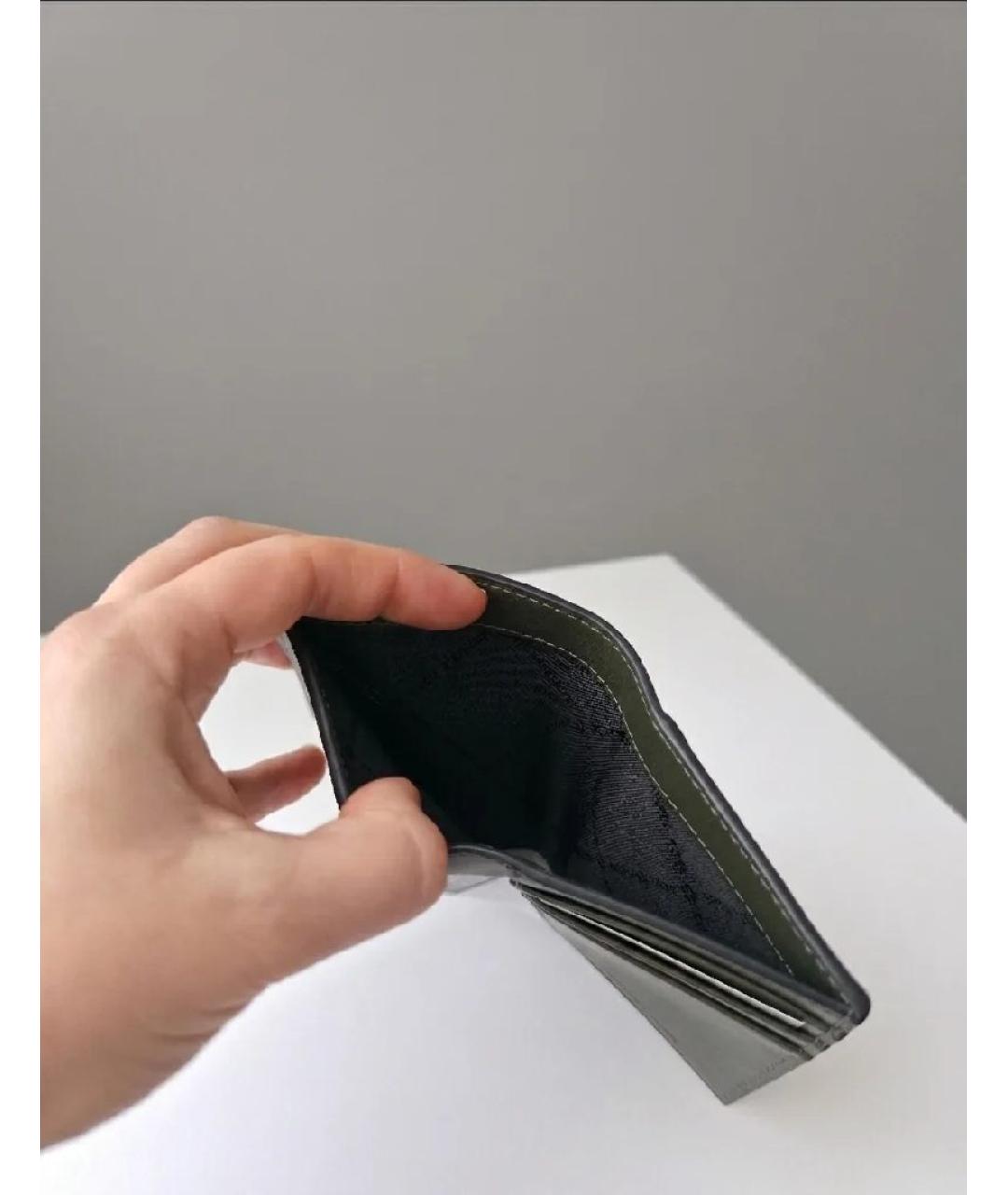 MICHAEL KORS Хаки кожаный кошелек, фото 6