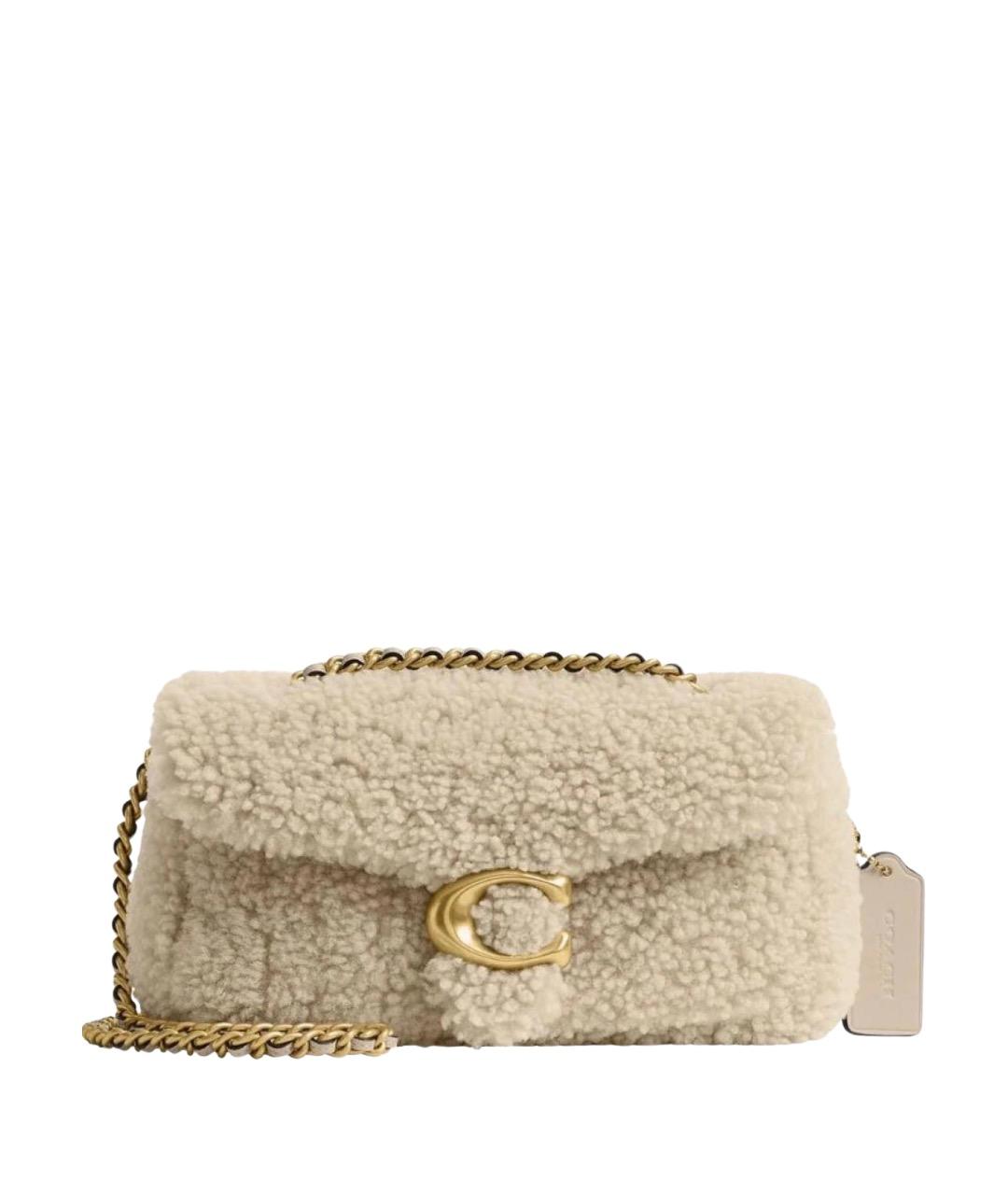 COACH Бежевая сумка через плечо, фото 1