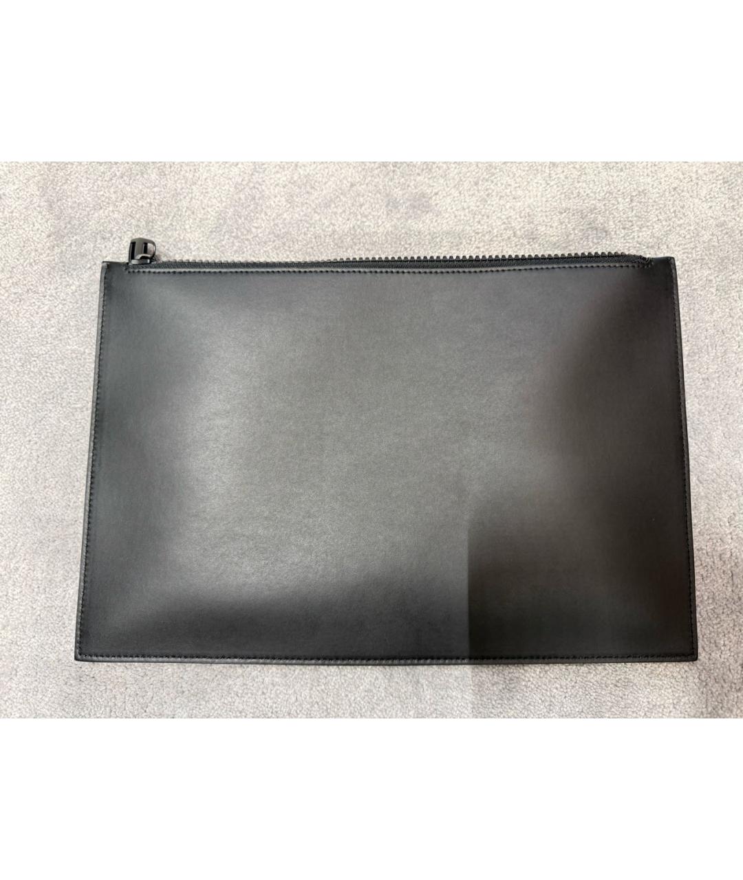 ALEXANDER MCQUEEN Черная кожаная папка для документов, фото 3