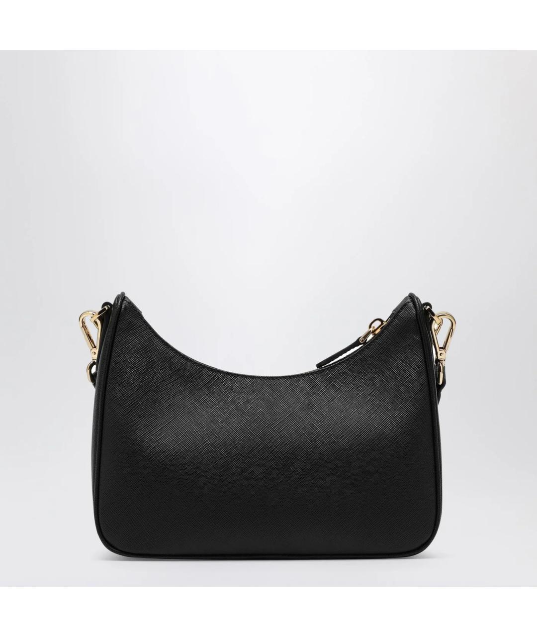 PRADA Черная кожаная сумка через плечо, фото 2