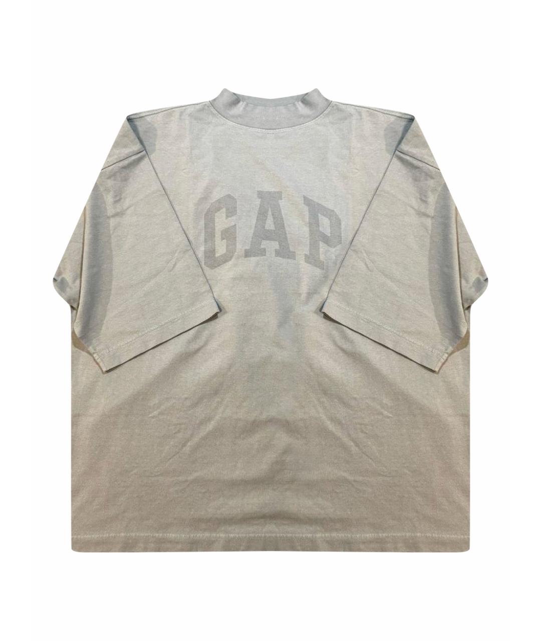 YEEZY Бежевая хлопковая футболка, фото 1