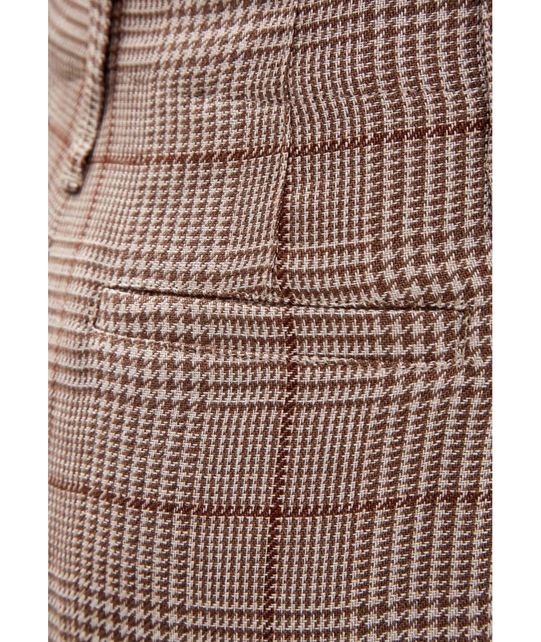 BRUNELLO CUCINELLI Бежевые прямые брюки, фото 3