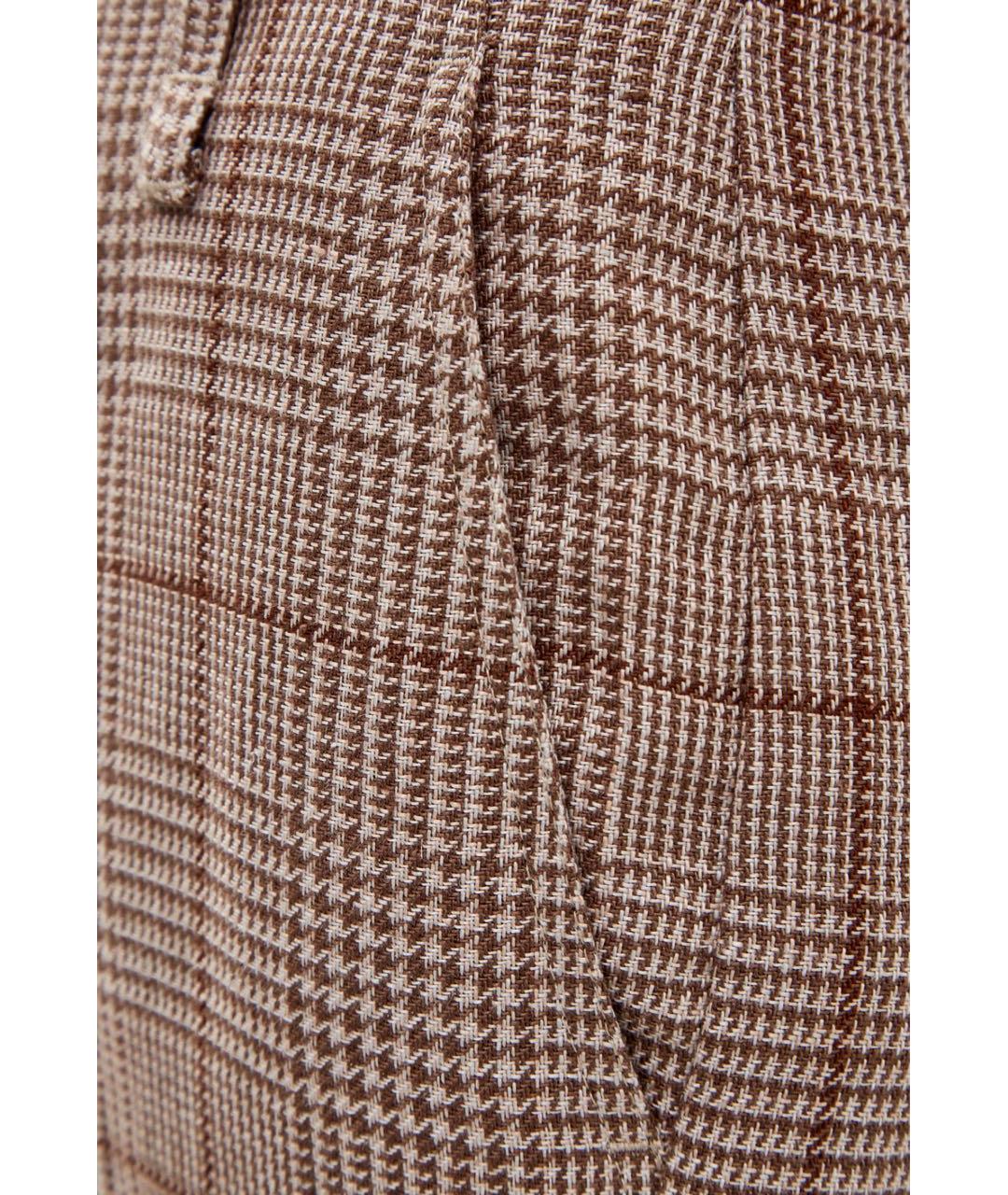 BRUNELLO CUCINELLI Бежевые прямые брюки, фото 2