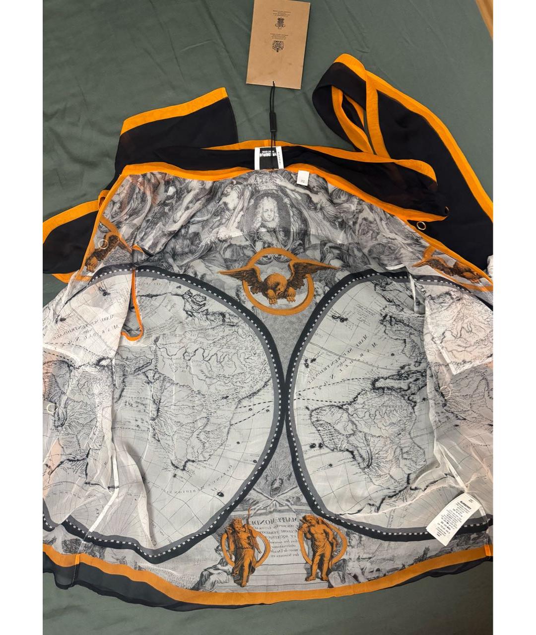 BURBERRY Мульти шелковая блузы, фото 8