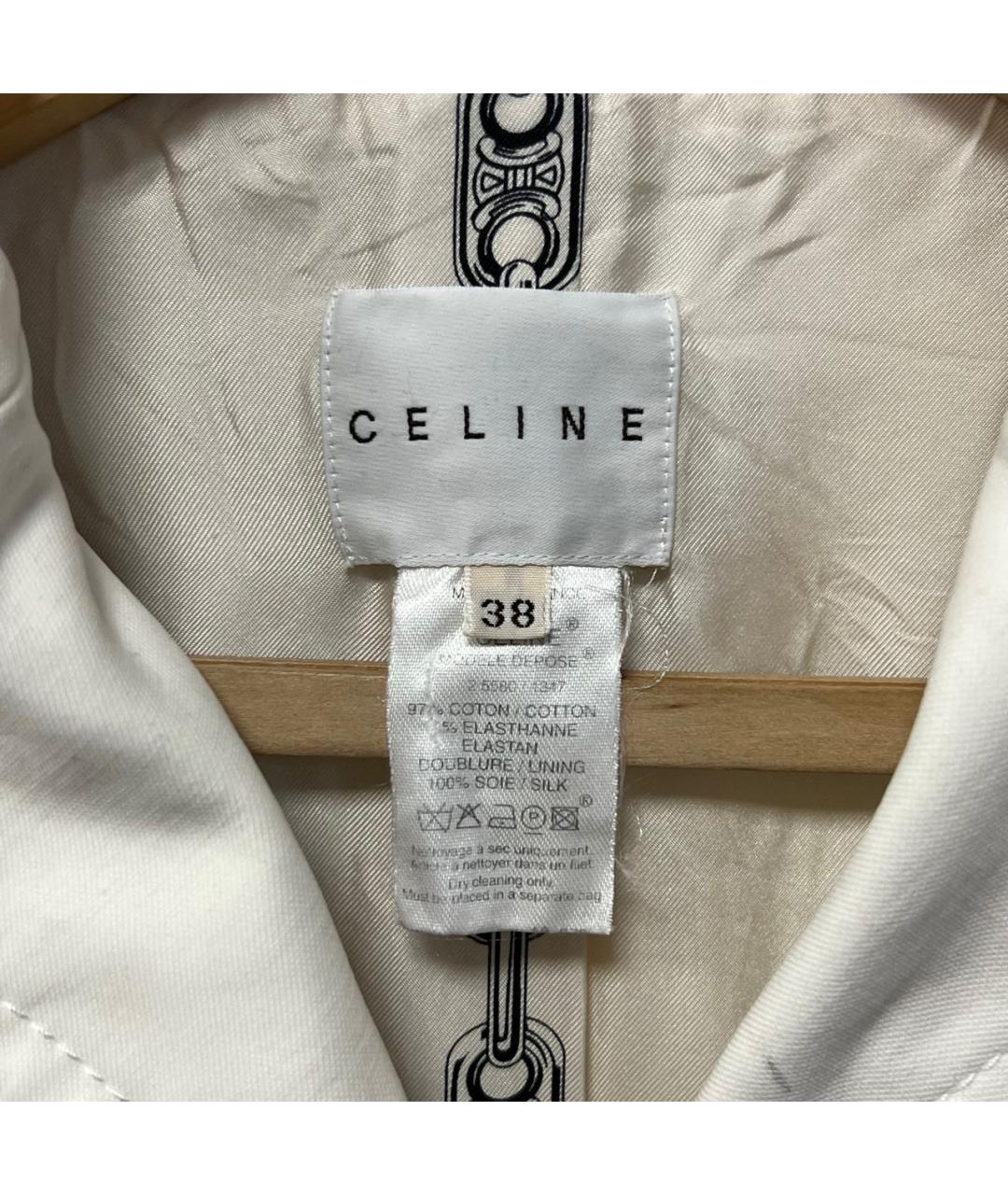 CELINE Белый жакет/пиджак, фото 3