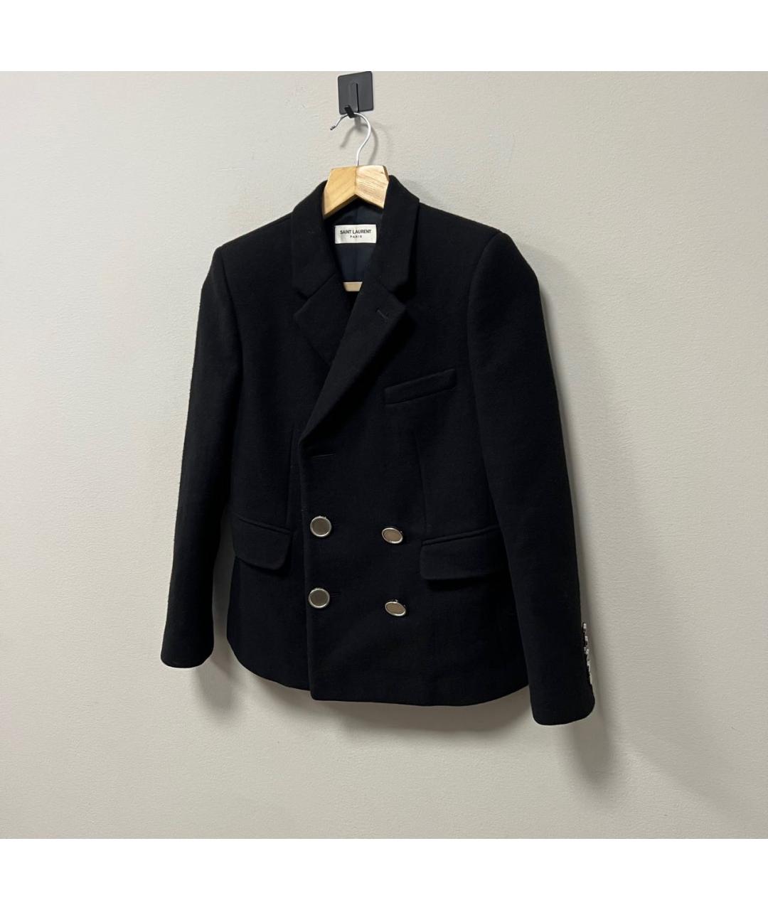 SAINT LAURENT Черный жакет/пиджак, фото 2