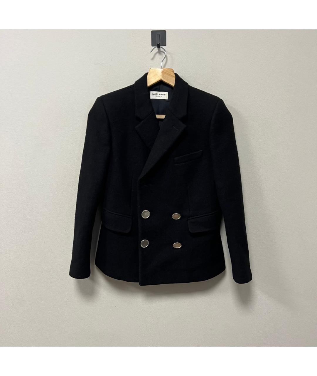 SAINT LAURENT Черный жакет/пиджак, фото 6