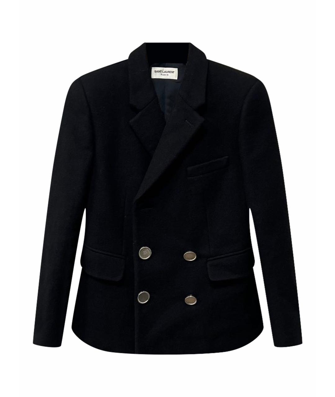 SAINT LAURENT Черный жакет/пиджак, фото 1