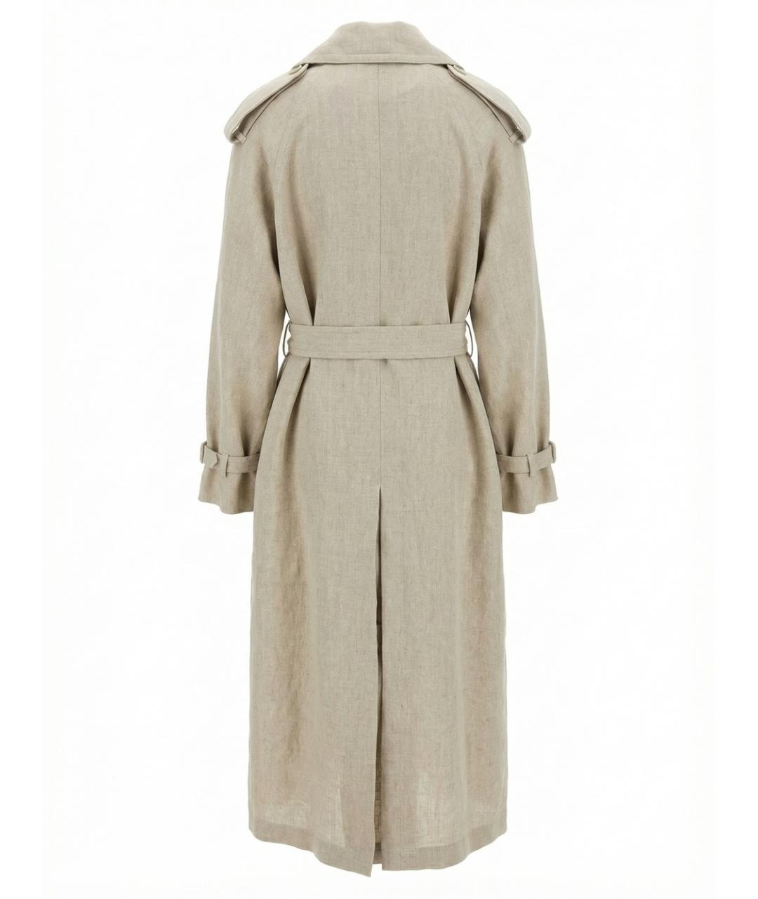 MAX MARA Льняной тренч/плащ, фото 2