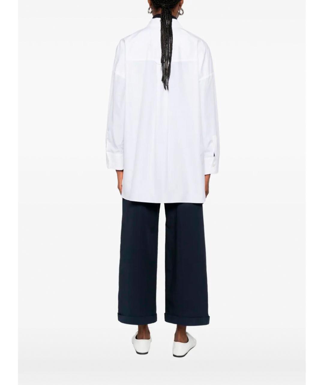 MAX MARA Белая хлопковая рубашка, фото 6