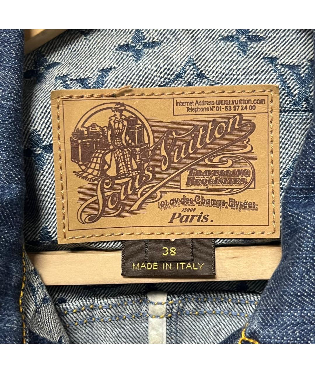 LOUIS VUITTON Синяя куртка, фото 4