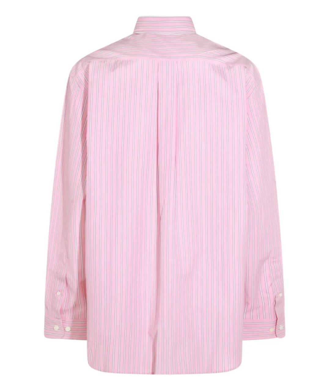 MIU MIU Розовая хлопковая рубашка, фото 3