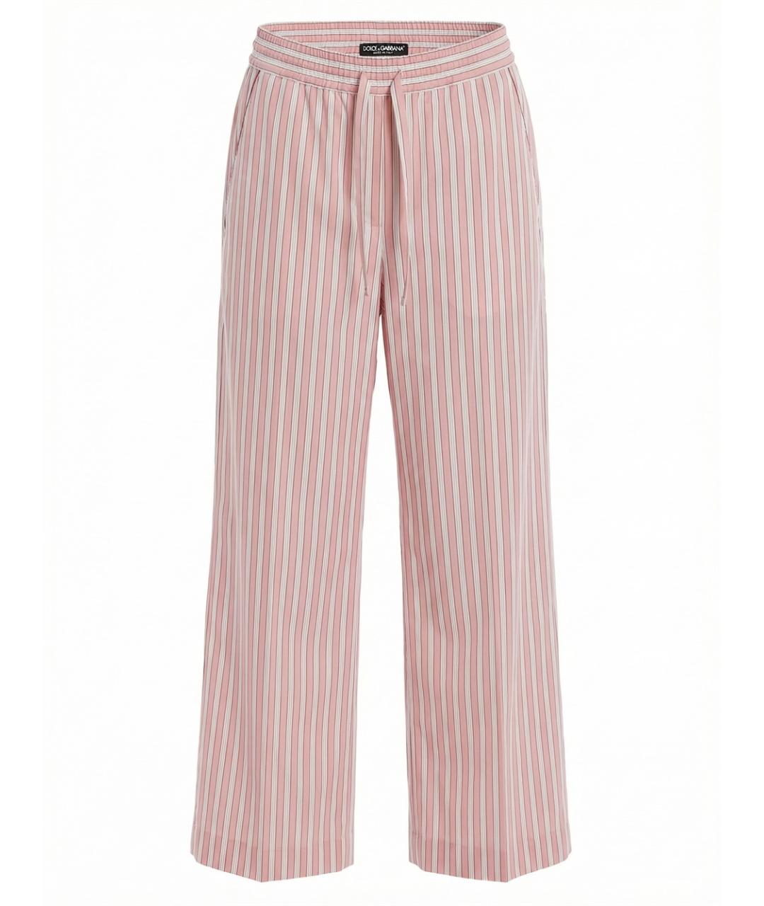 DOLCE&GABBANA Хлопковые брюки широкие, фото 1