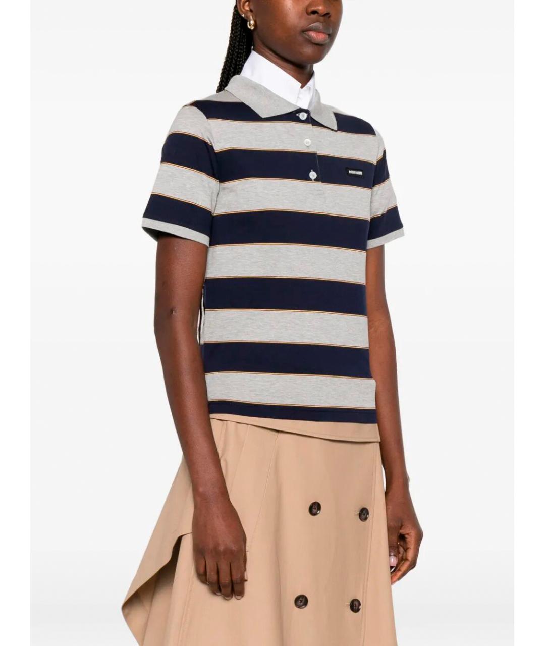 MIU MIU Мульти хлопковая футболка, фото 3