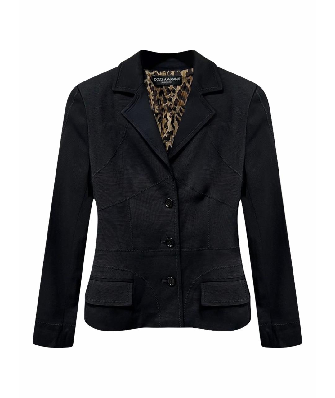 DOLCE&GABBANA Черный жакет/пиджак, фото 1