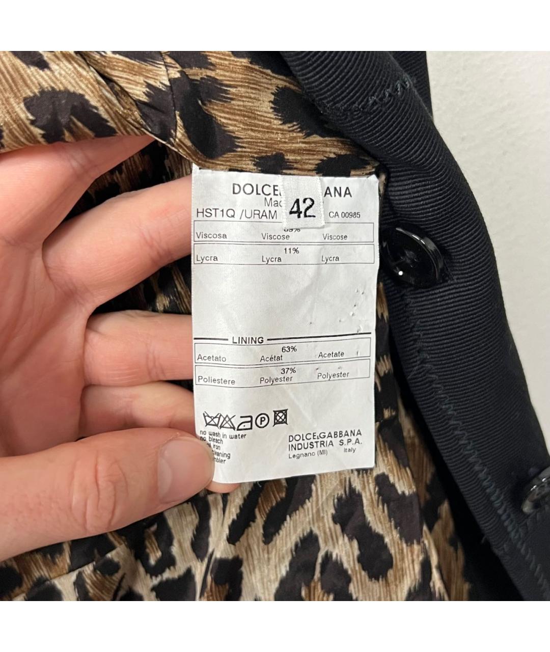 DOLCE&GABBANA Черный жакет/пиджак, фото 5