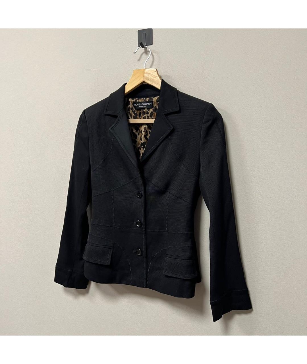 DOLCE&GABBANA Черный жакет/пиджак, фото 2