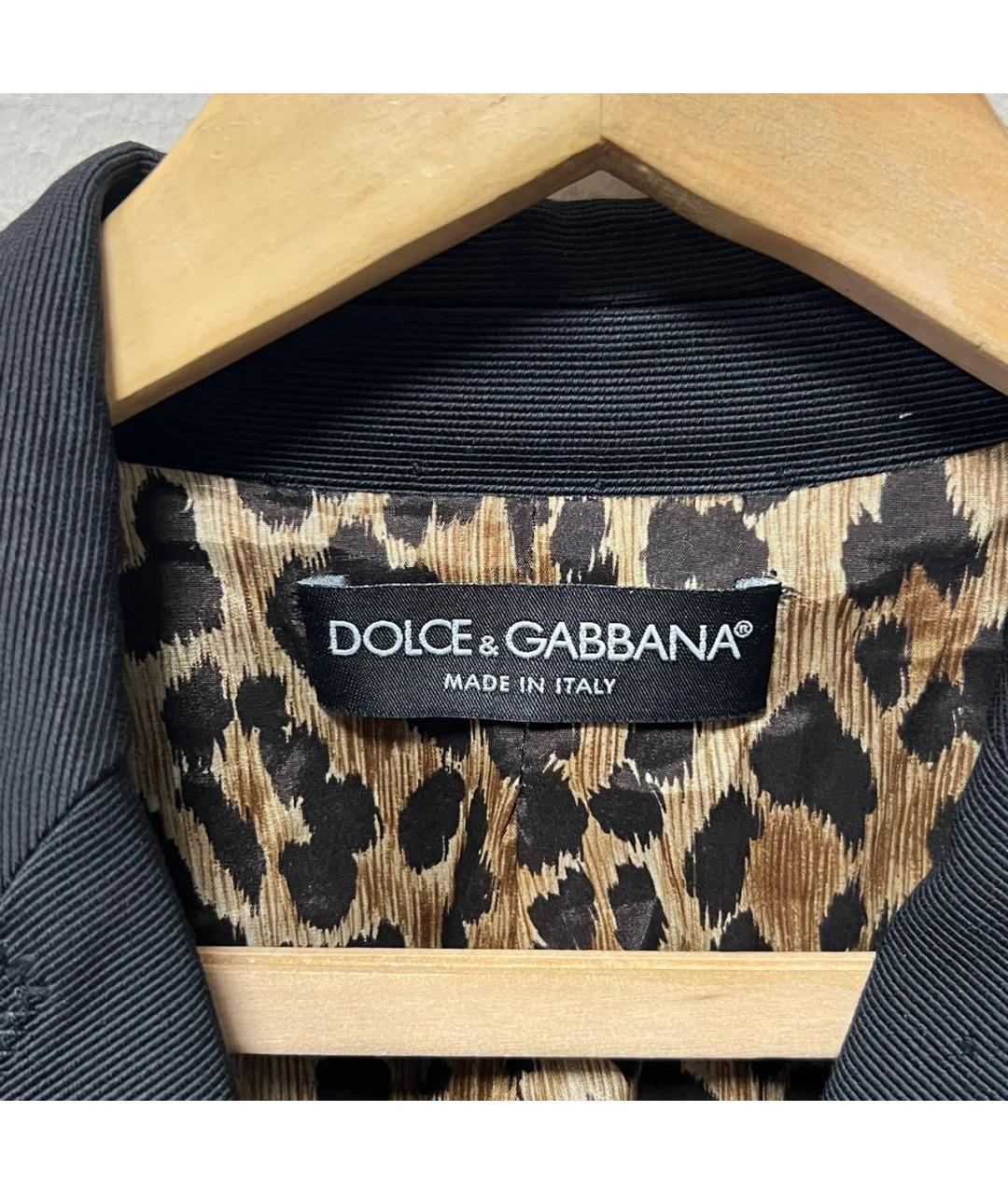 DOLCE&GABBANA Черный жакет/пиджак, фото 4