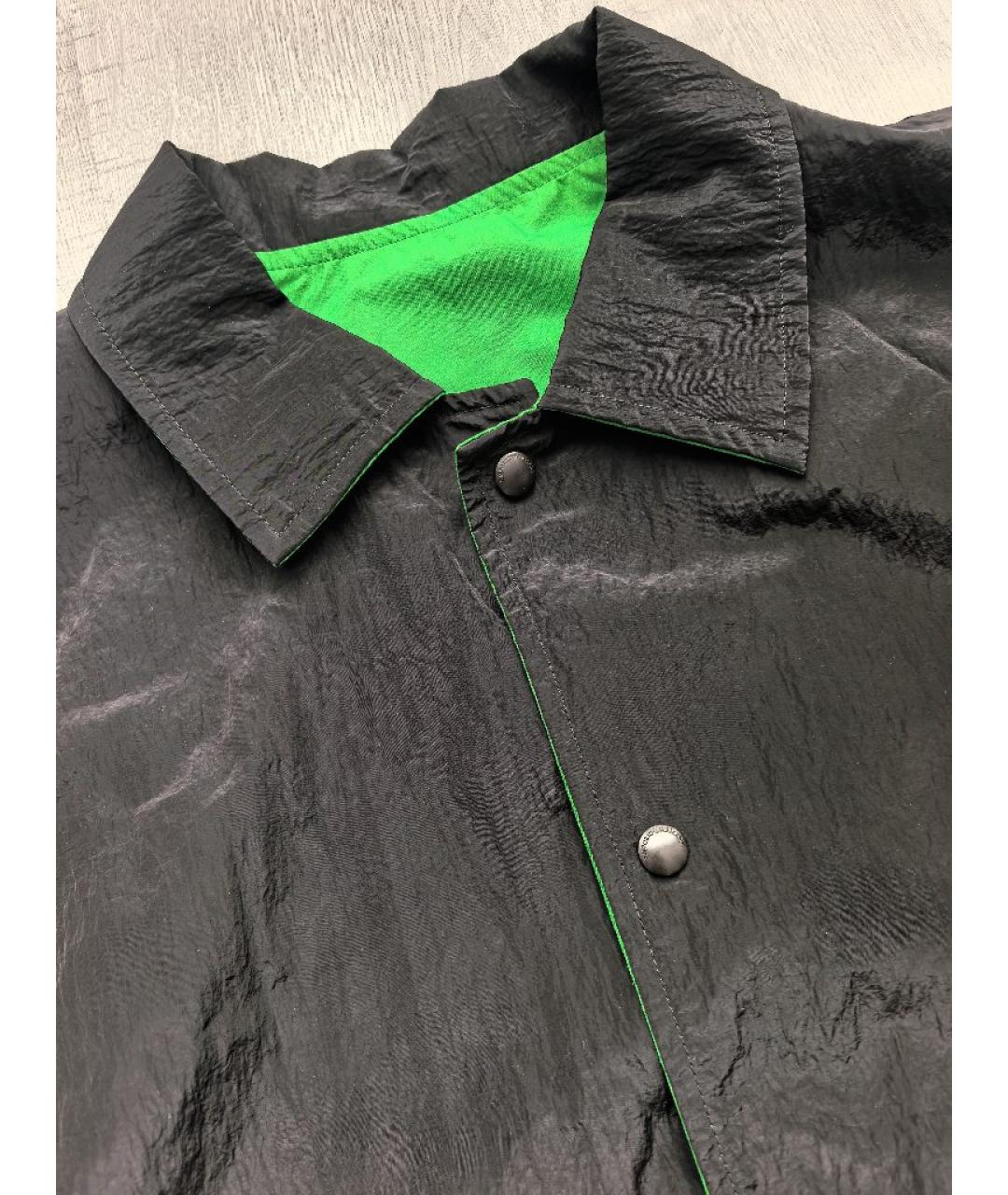 EMPORIO ARMANI Зеленая полиамидовая куртка, фото 7