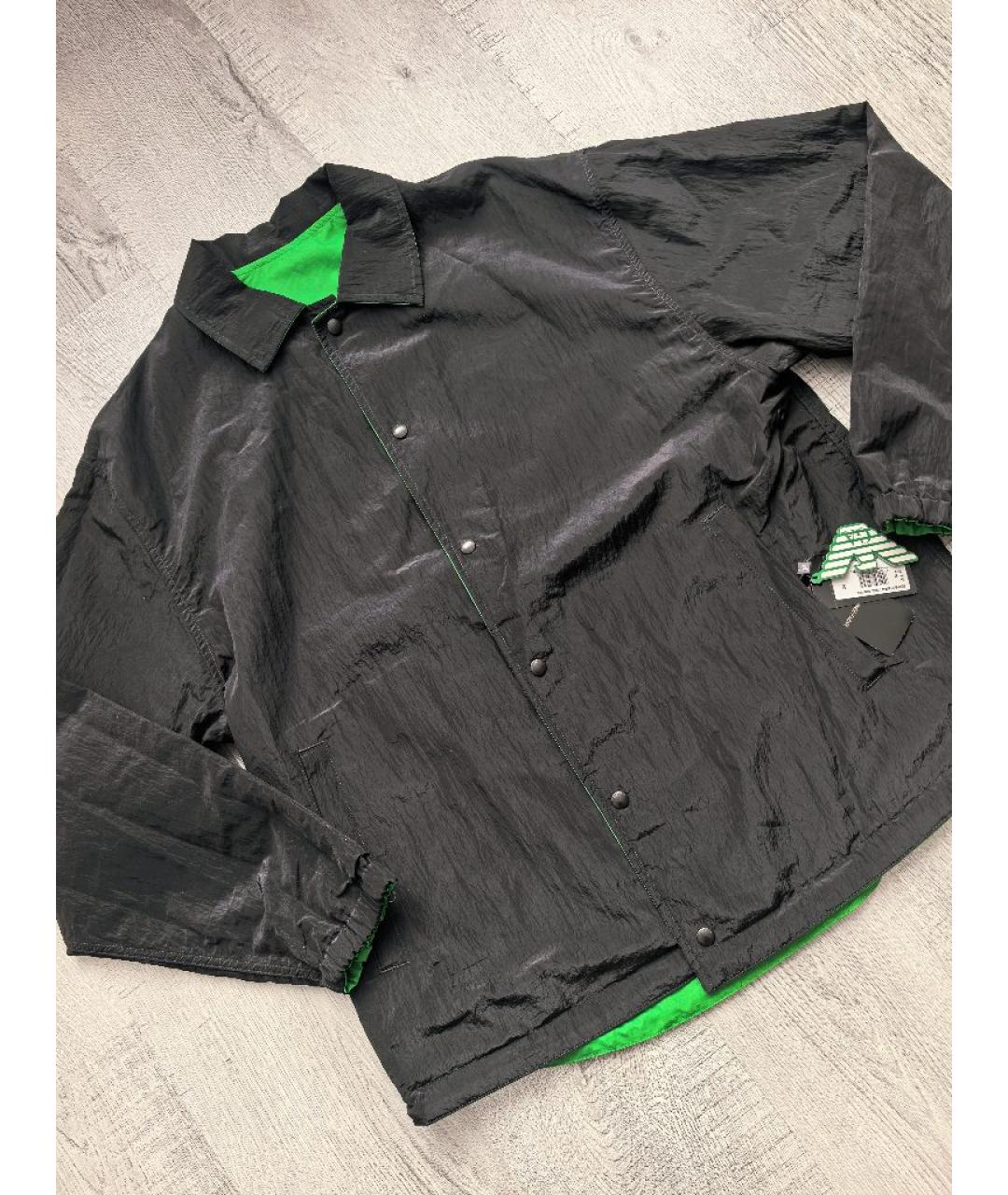 EMPORIO ARMANI Зеленая полиамидовая куртка, фото 8