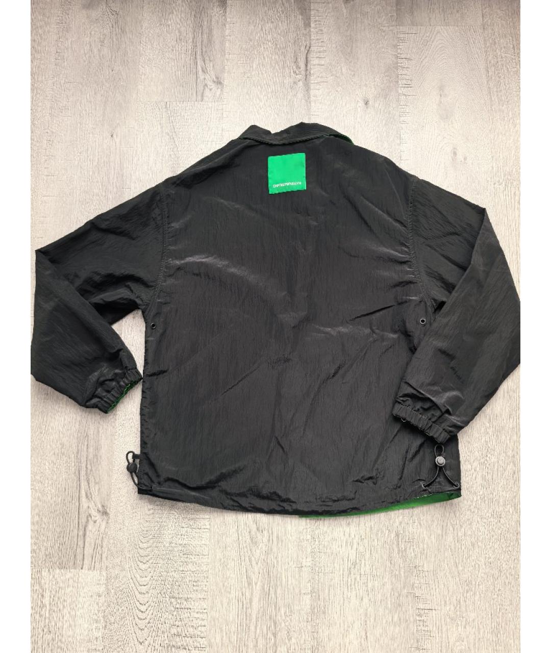 EMPORIO ARMANI Зеленая полиамидовая куртка, фото 9