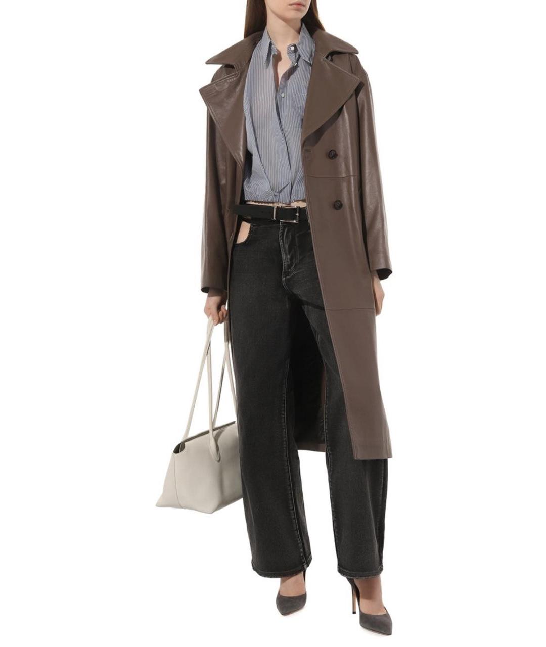 BRUNELLO CUCINELLI Голубая хлопковая рубашка, фото 2