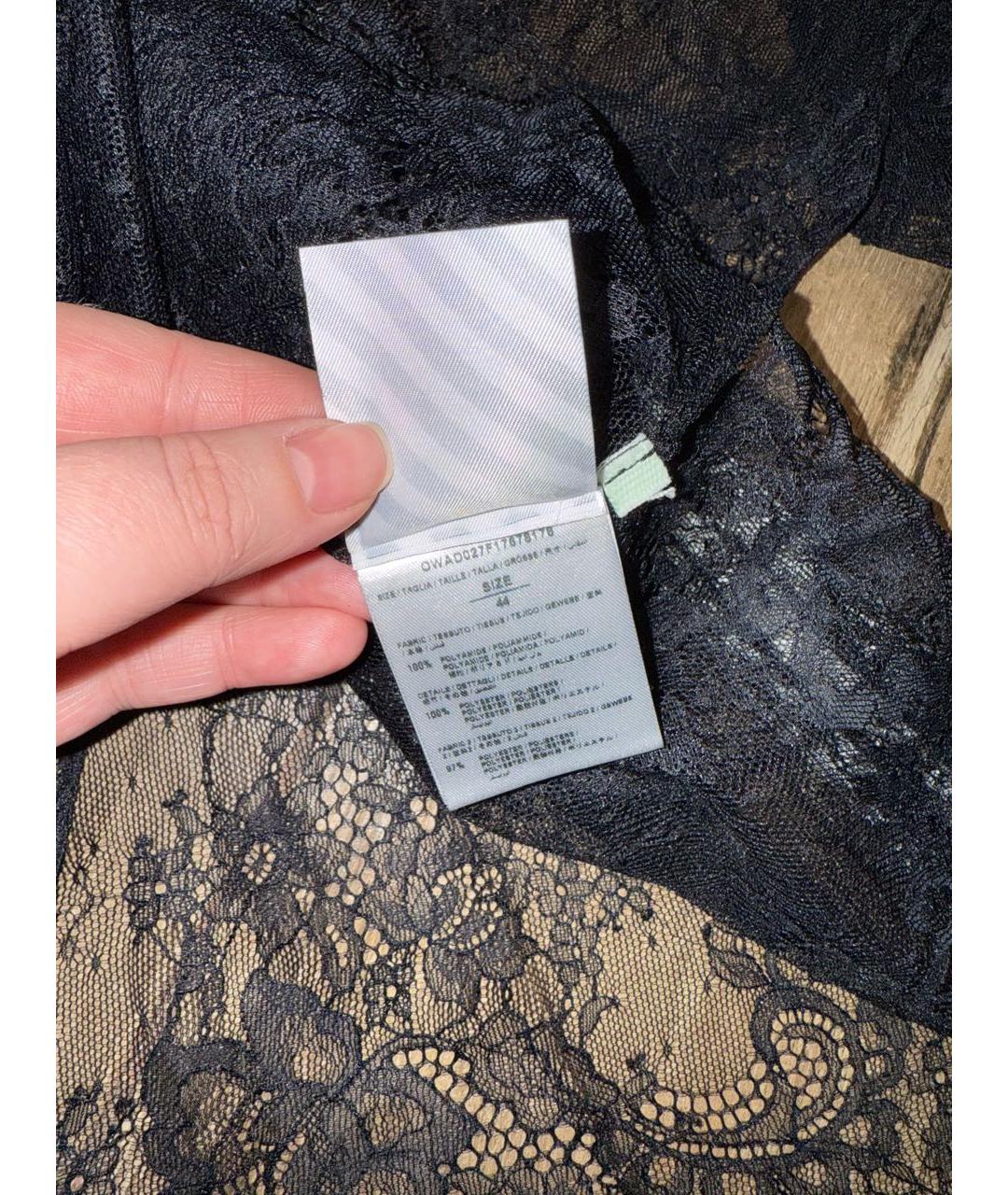 OFF-WHITE Черная полиамидовая блузы, фото 5