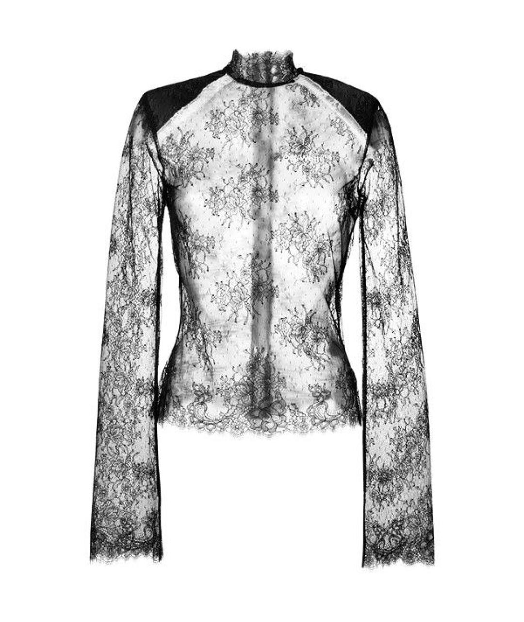 OFF-WHITE Черная полиамидовая блузы, фото 7