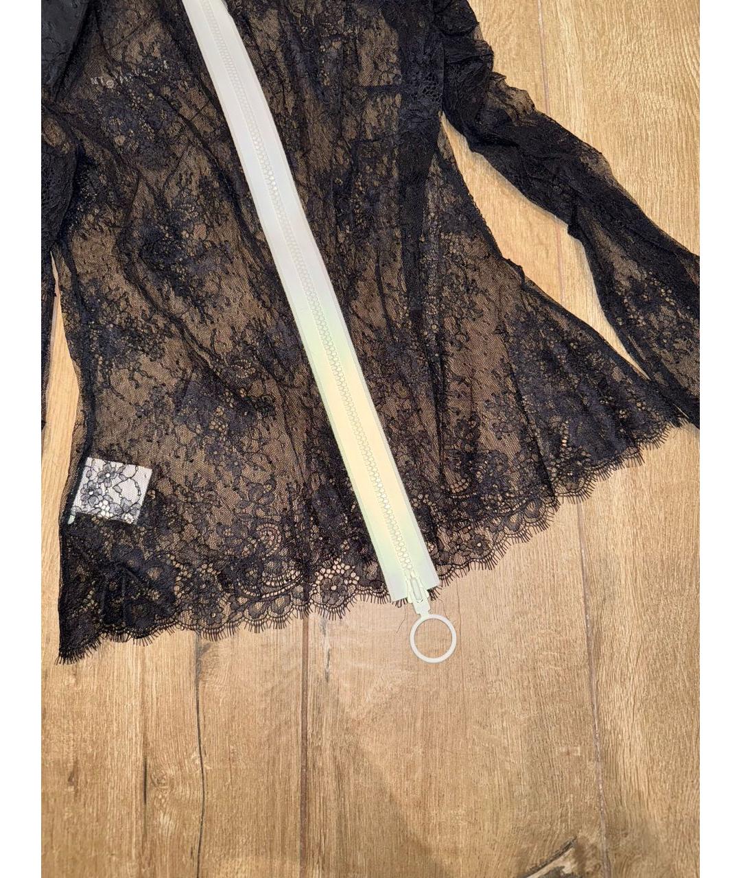 OFF-WHITE Черная полиамидовая блузы, фото 4