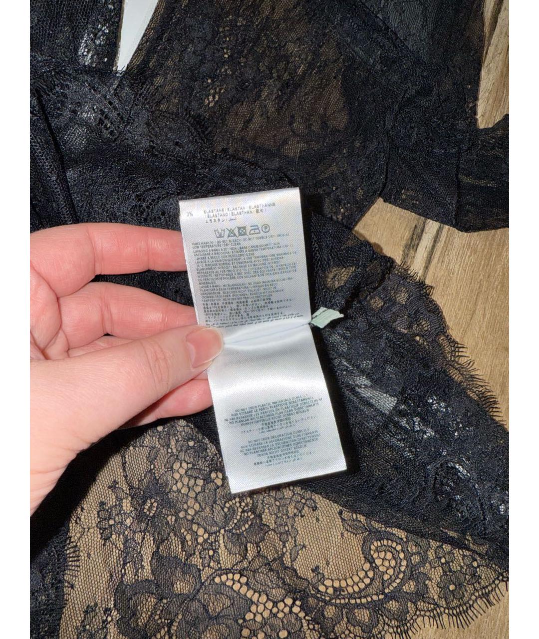 OFF-WHITE Черная полиамидовая блузы, фото 6