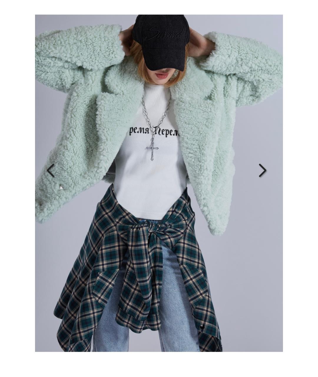 YANA RASKOVALOVA Мульти вискозная шуба, фото 7