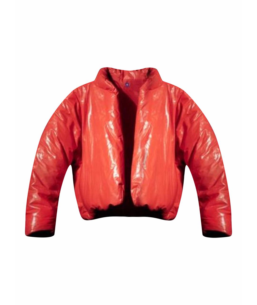 YEEZY Красный полиэстеровый пуховик, фото 1