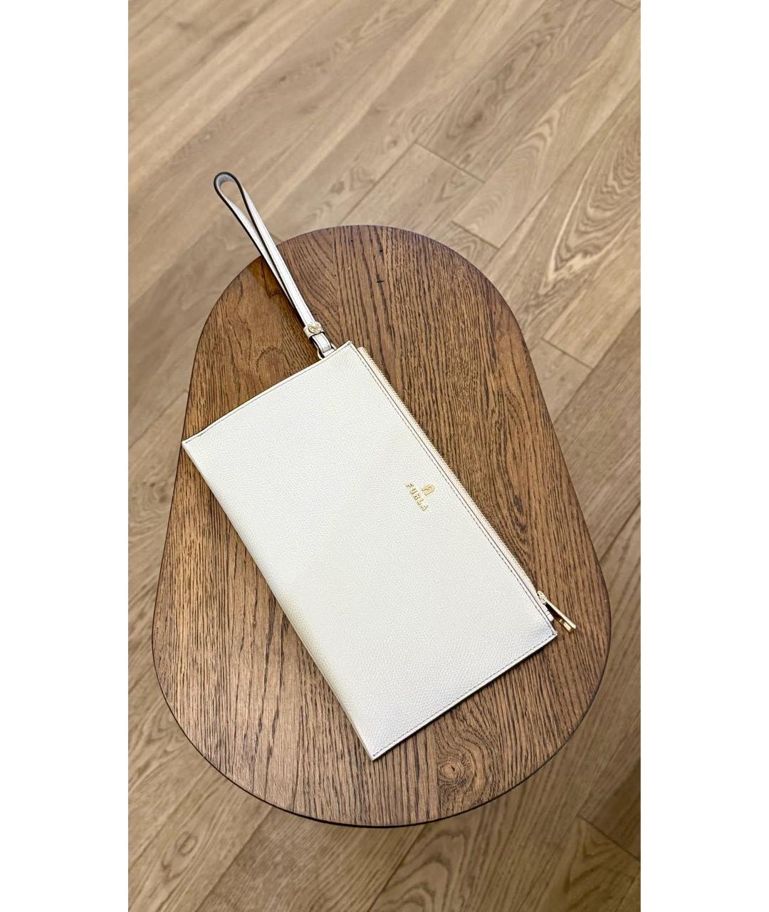 FURLA Бежевый кошелек из искусственной кожи, фото 5