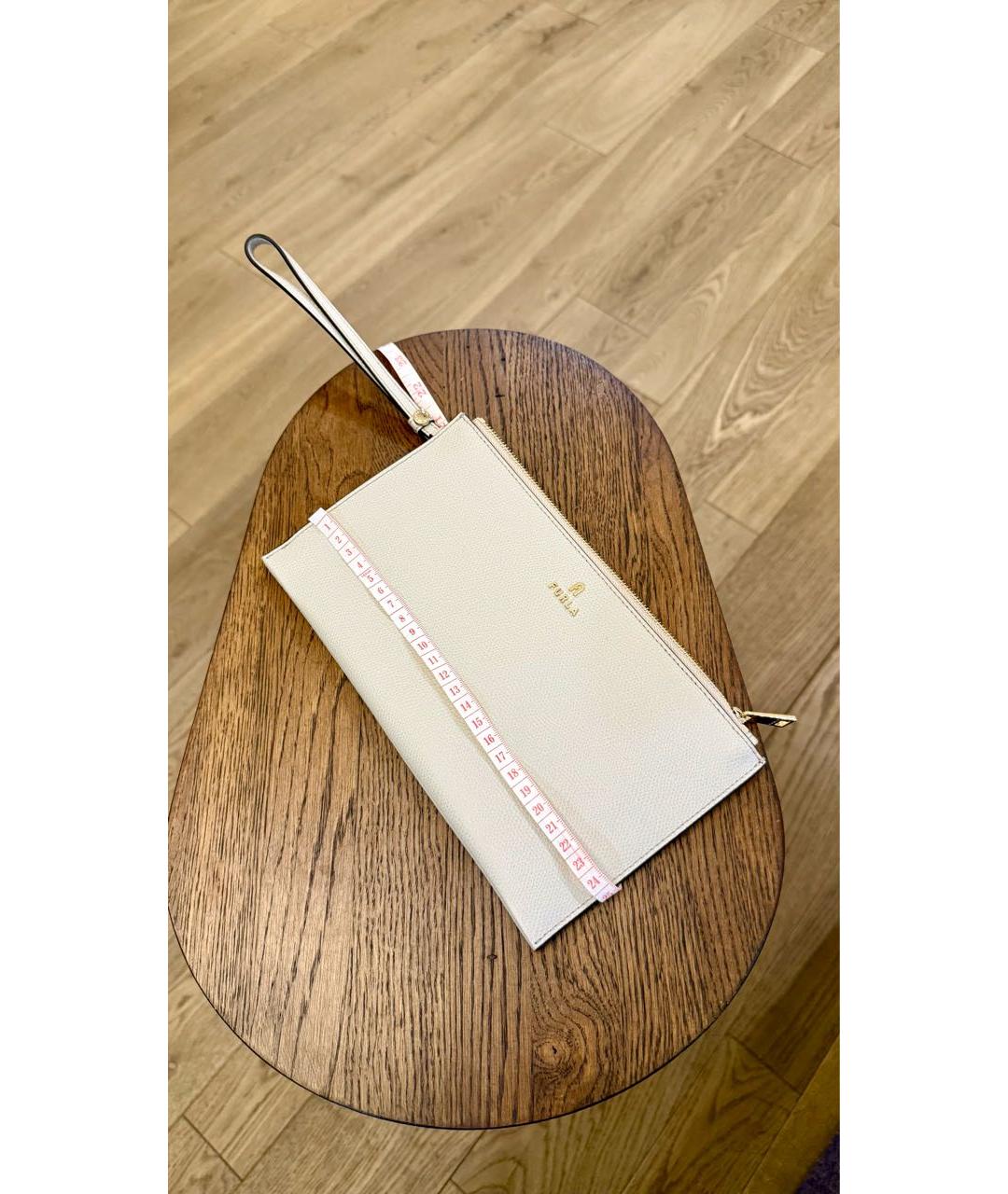 FURLA Бежевый кошелек из искусственной кожи, фото 3