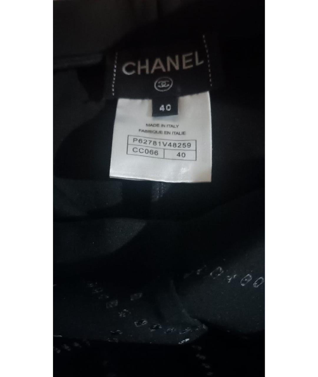 CHANEL Черные леггинсы и велосипедки, фото 6